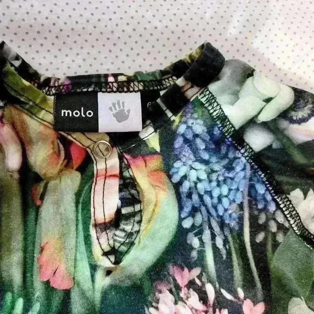 Molo Baby Flower‎ Print Overalls 3-6m